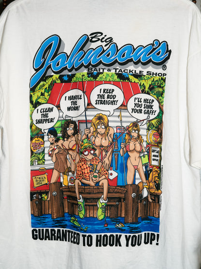 1998 "ONEITA" Big Johnson Bait & Tackle Shop Tee