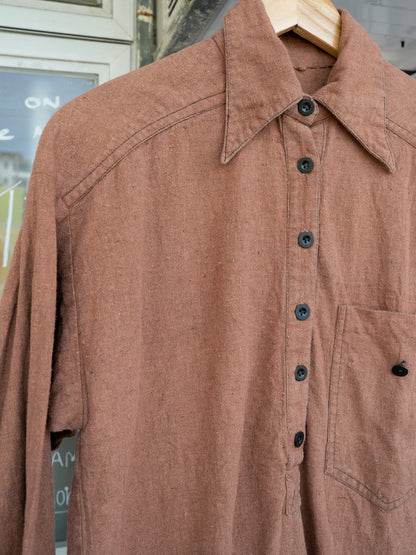 1970s "India Imports of Rhode Island" Cotton Pullover Shirt