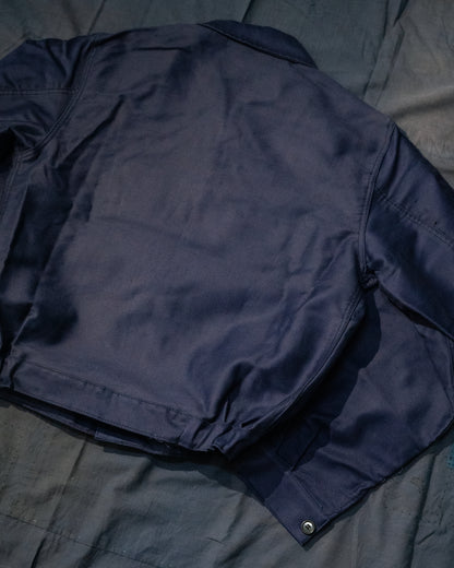 1940s "CREPIER" French Moleskin Cyclist Jacket - Deadstock