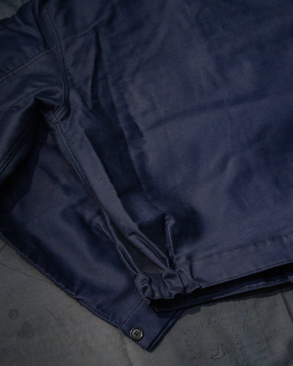 1940s "CREPIER" French Moleskin Cyclist Jacket - Deadstock