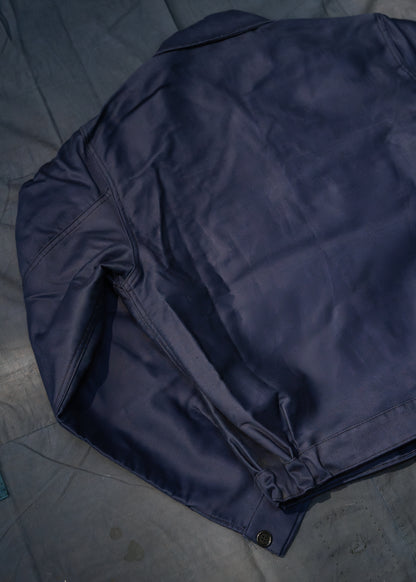 1940s "CREPIER" French Moleskin Cyclist Jacket - Deadstock