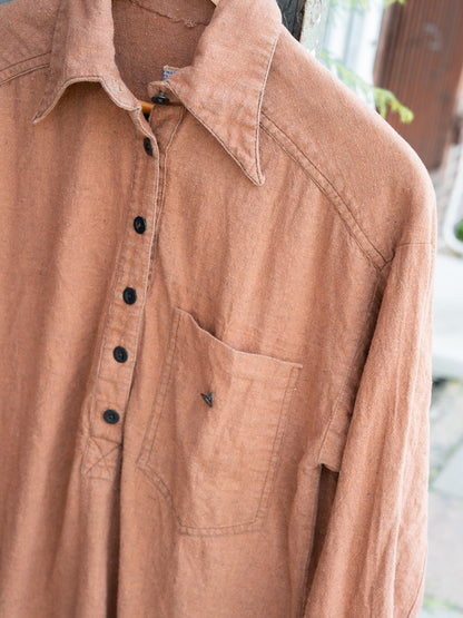 1970s "India Imports of Rhode Island" Cotton Pullover Shirt