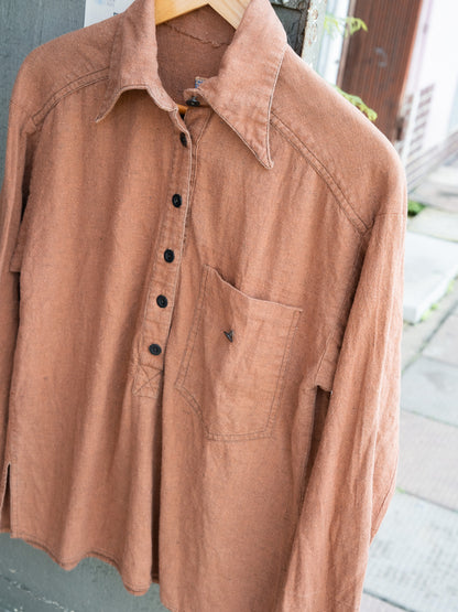 1970s "India Imports of Rhode Island" Cotton Pullover Shirt