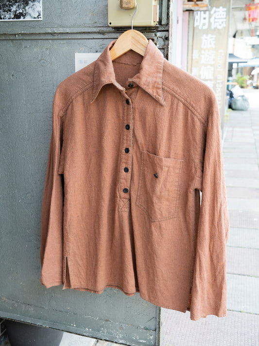 1970s "India Imports of Rhode Island" Cotton Pullover Shirt