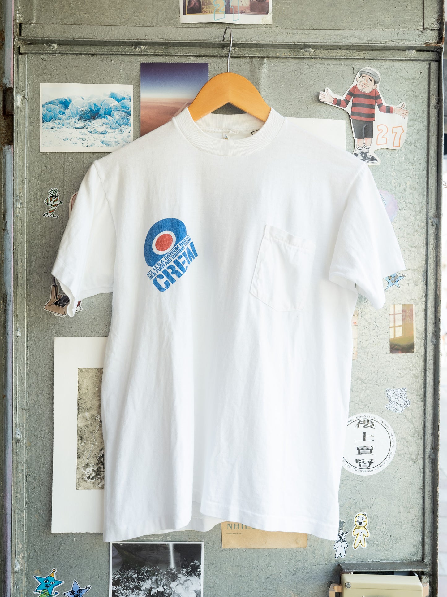 Early 1970s "TOWNCRAFT" Haydon Baillie Sea Fury Air Racing Team Pocket Tee