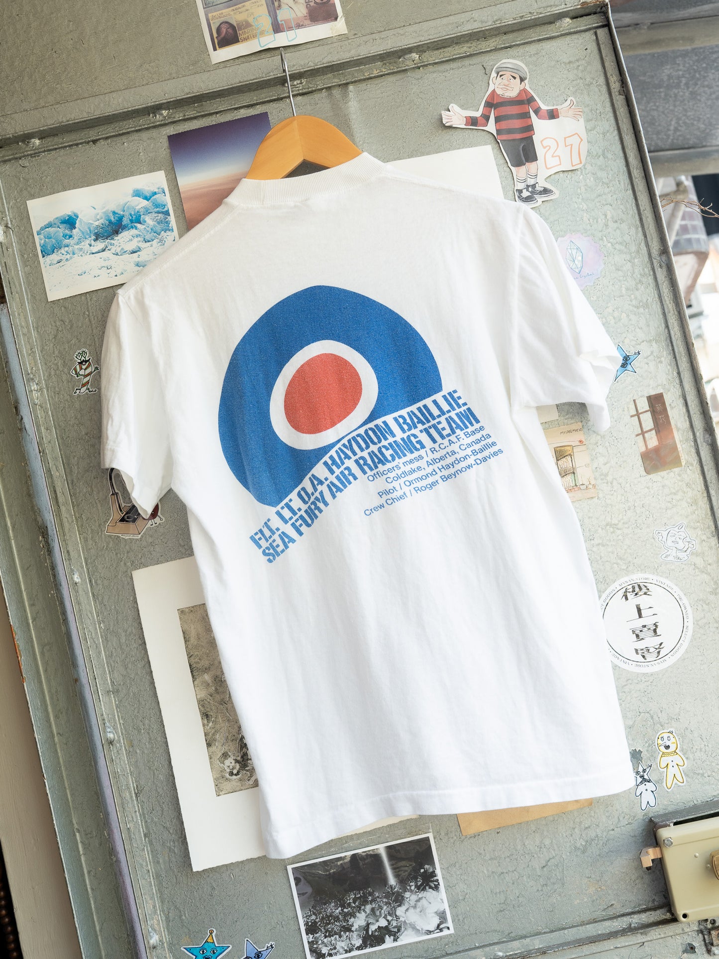 Early 1970s "TOWNCRAFT" Haydon Baillie Sea Fury Air Racing Team Pocket Tee