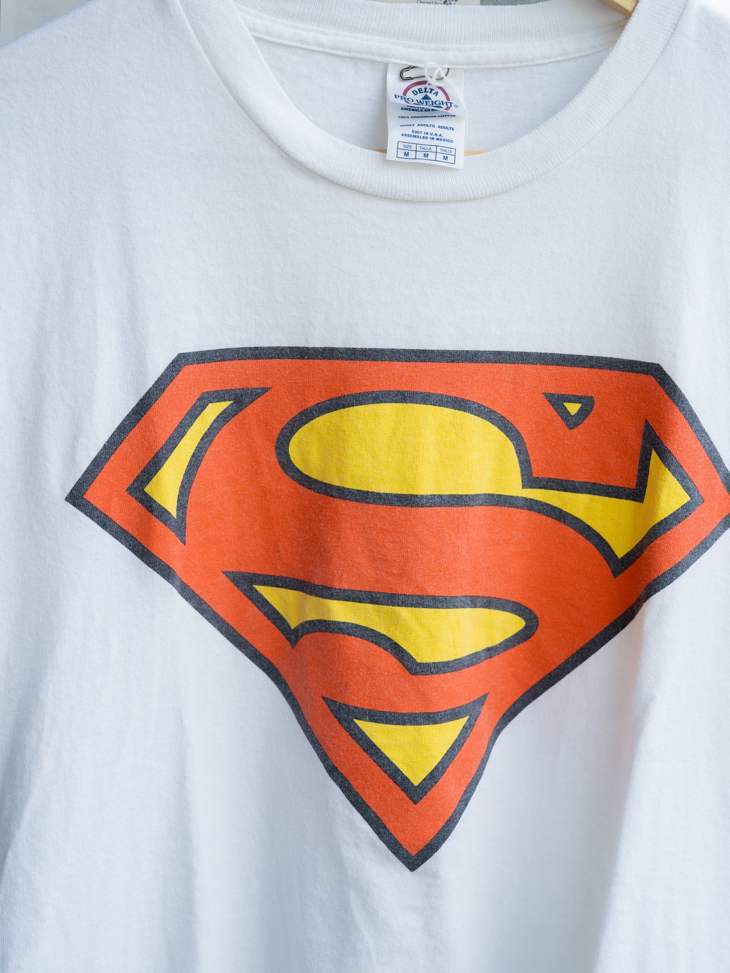 2000s "DELTA" DC Comics Superman Classic Logo Graphic Tee