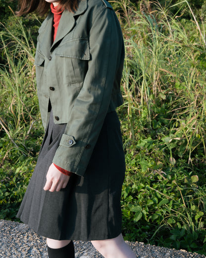1960-70s French Military "J. VEYRIER" Cropped HBT Field Jacket