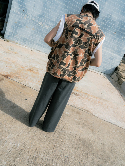 1980s "SAF-T-BAK" Duck Camo Hunting Vest