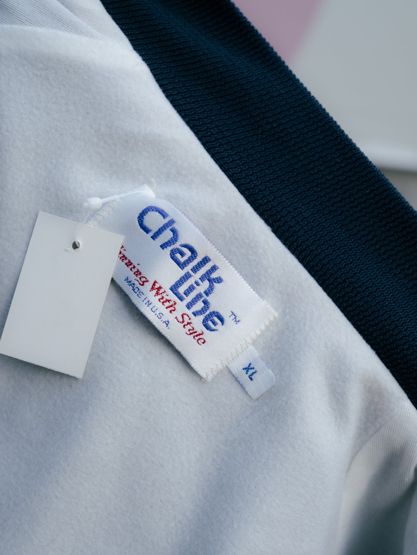 1980s "CHALK-LINE" FEDDERS Satin Jacket