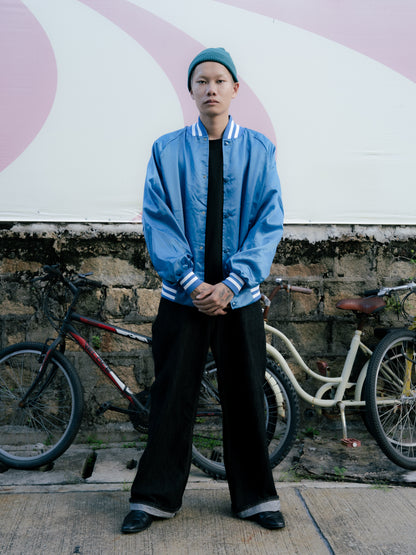 1990s "WESTARK" VFW Satin Jacket