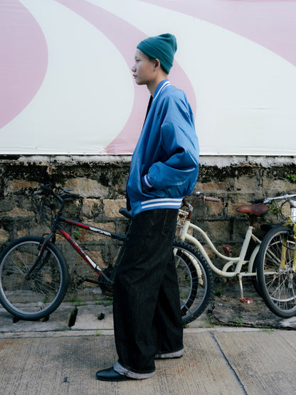 1990s "WESTARK" VFW Satin Jacket