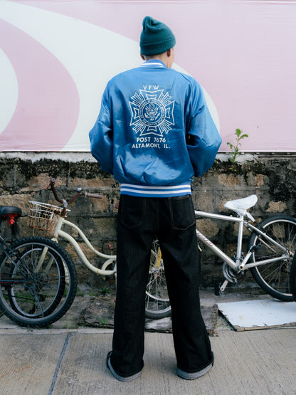 1990s "WESTARK" VFW Satin Jacket