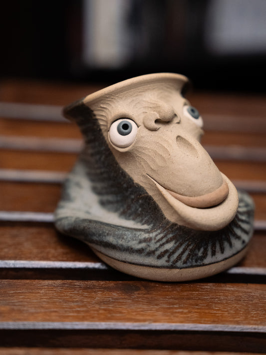 1995 "MUGGINS" Pottery Face Mug