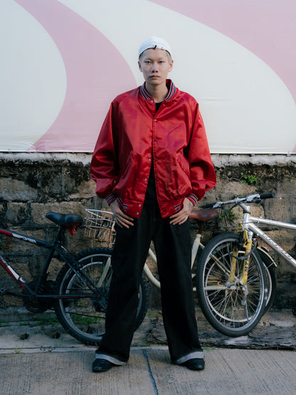 1980s "Pla-Jac by Dunbrooke" Satin Jacket