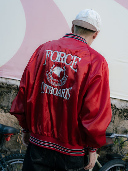 1980s "Pla-Jac by Dunbrooke" Satin Jacket