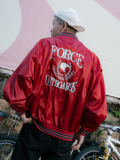 1980s "Pla-Jac by Dunbrooke" Satin Jacket