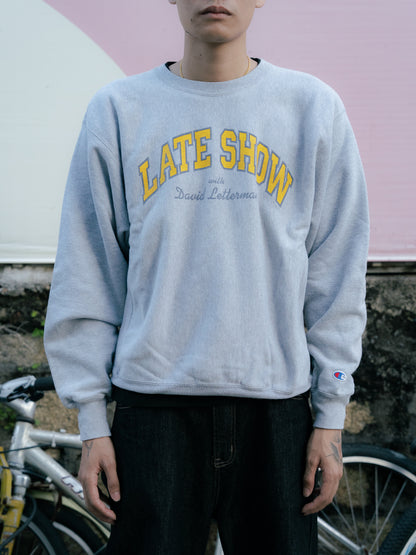 2000s "CHAMPION" 'Late Show' Reverse Weave Sweatshirt