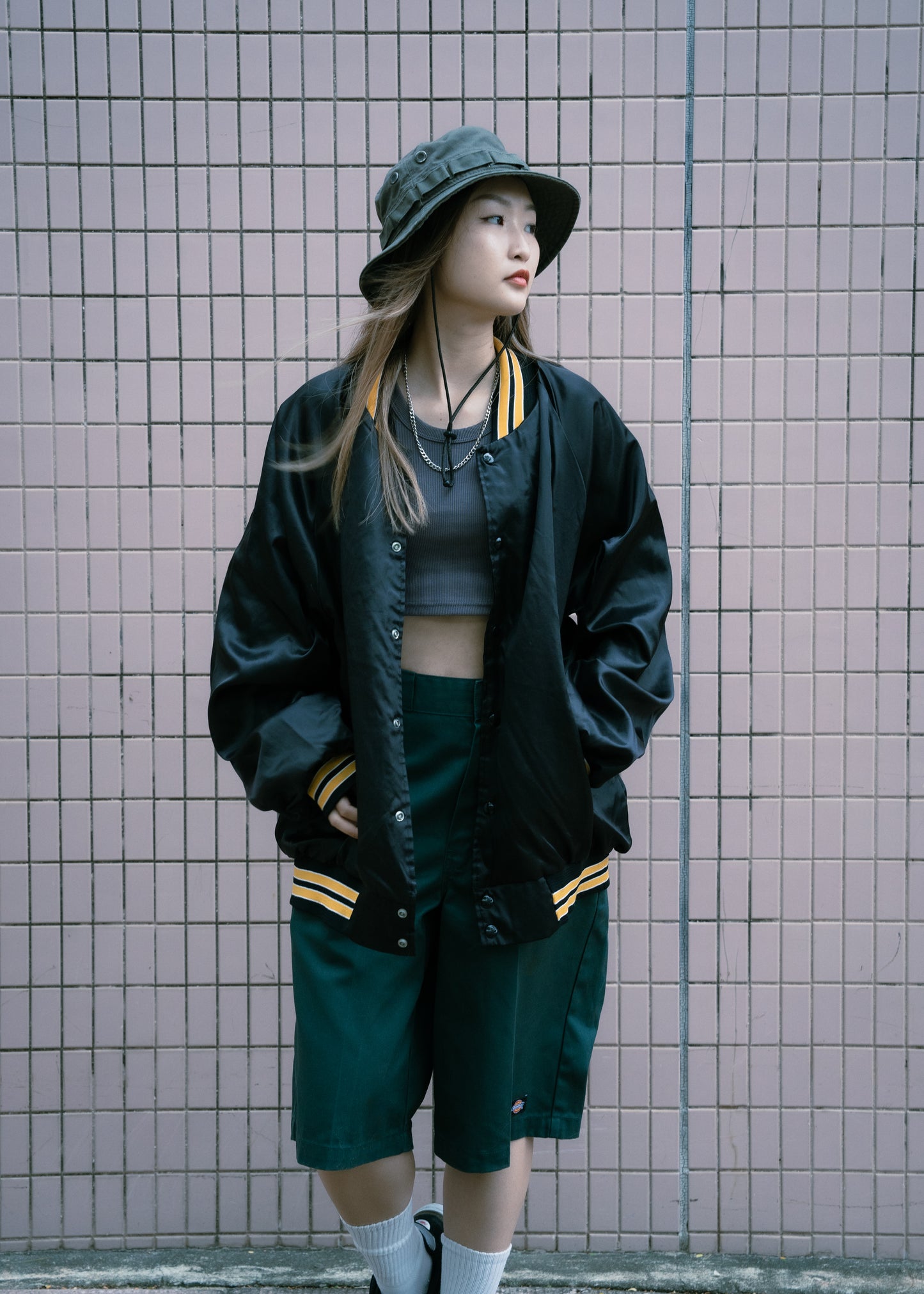 1980-90s "HARTWELL SPORTS" POST 307 BEER Satin Jacket