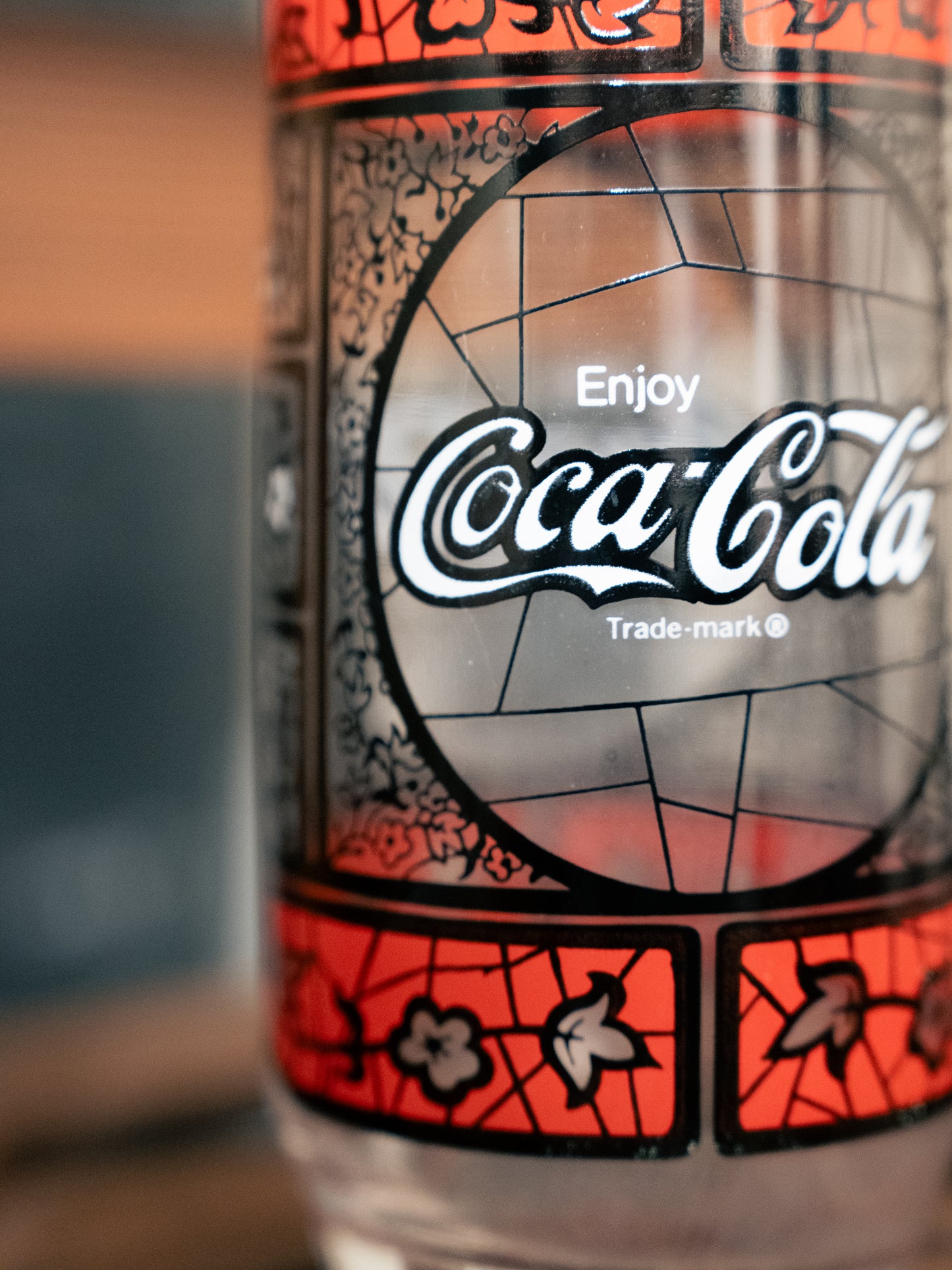 1970-80s "COCA-COLA" Pattern Glass
