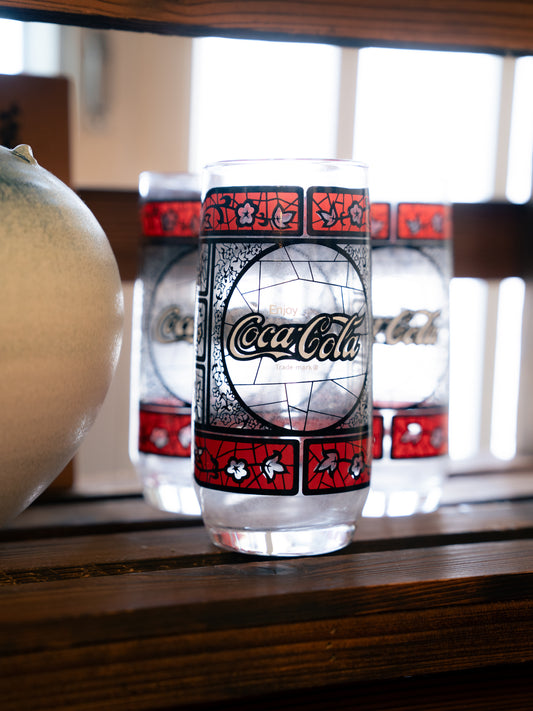 1970-80s "COCA-COLA" Pattern Glass