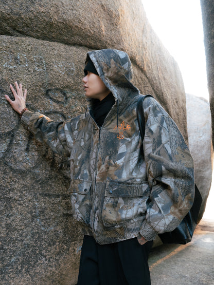 "OUTFITTERS RIDGE" REALTREE Hardwood Zip Up Jacket
