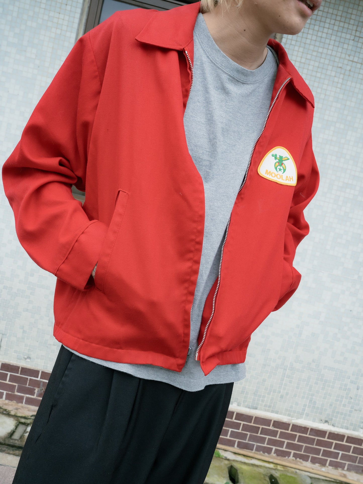 1970-80s "K-BRAND" Moolah Shriners Organization Work Jacket