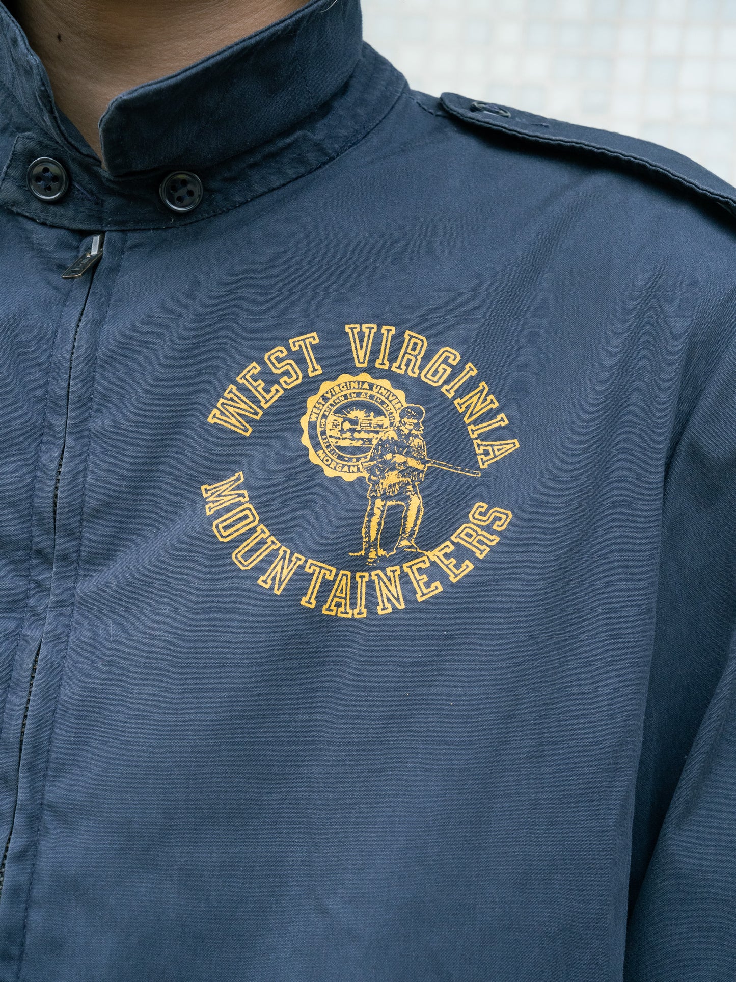 1980s WVU West Virginia Mountaineers Utility Jacket