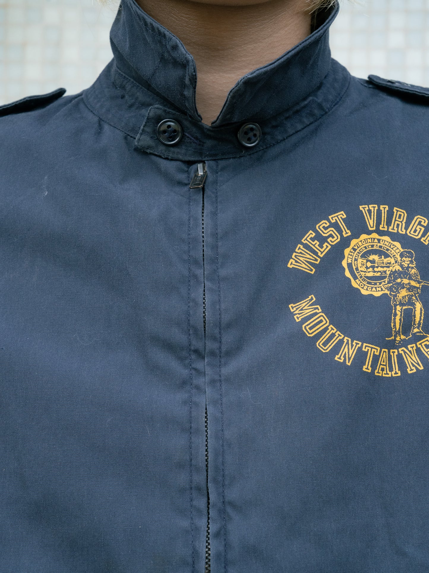 1980s WVU West Virginia Mountaineers Utility Jacket
