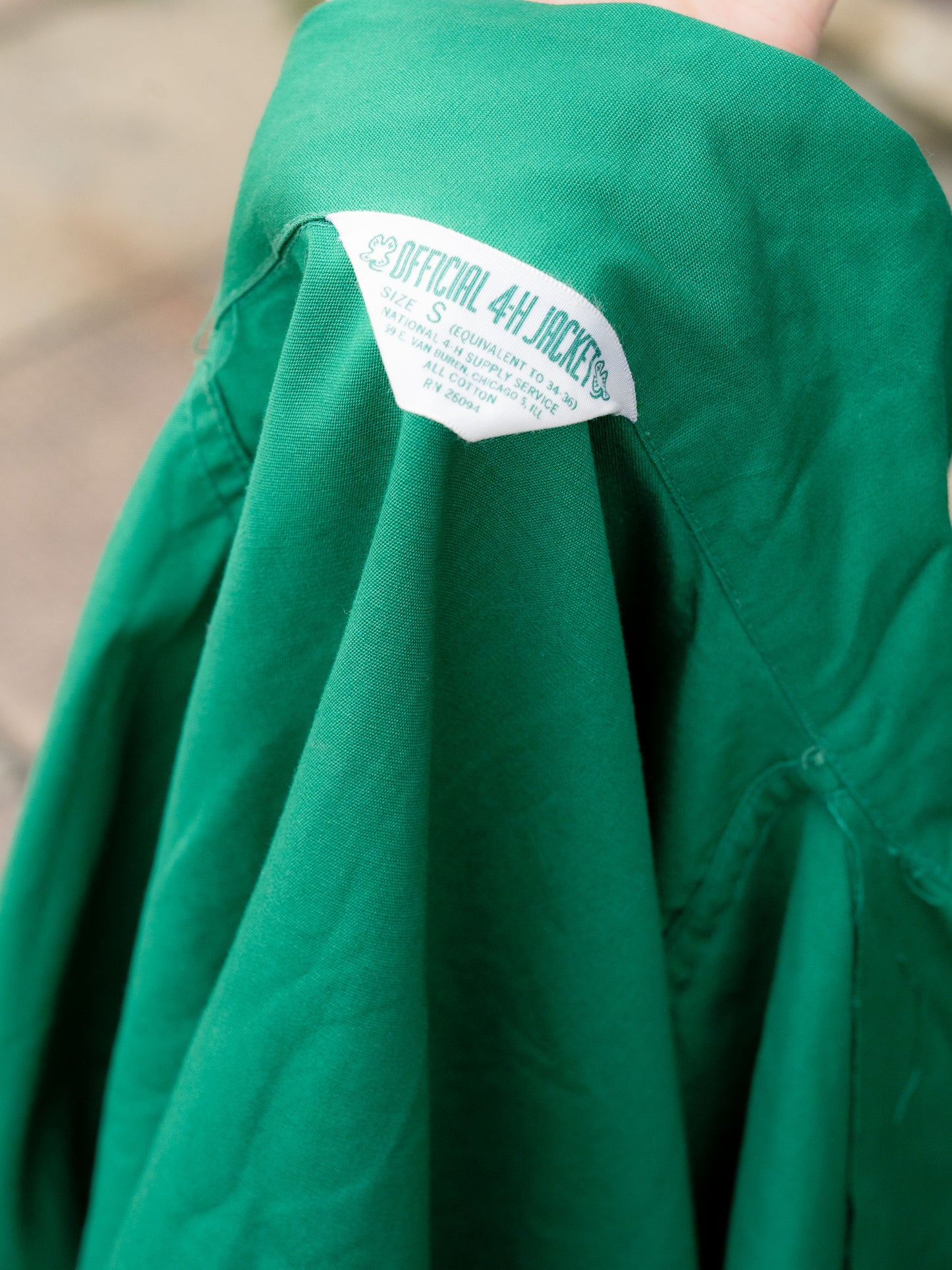1950-60s Official 4-H Club Cotton Jacket