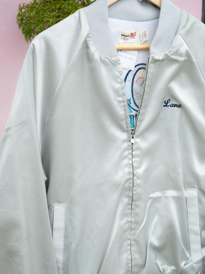 1980s "King Louie PRO-FIT" Zip-Up Satin Jacket