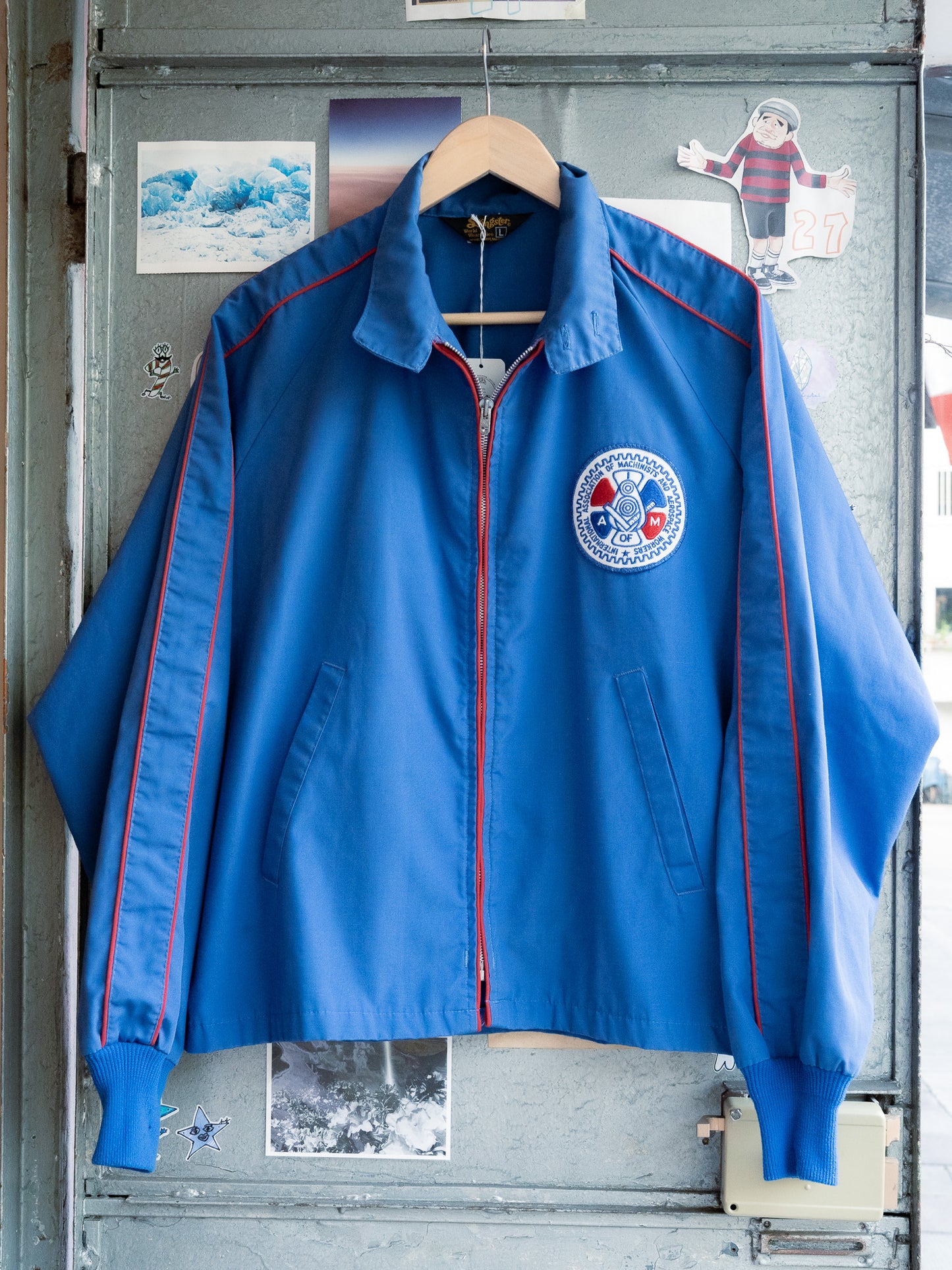 1970s "Swingster" IAMAW Union Machinists Raglan Work Jacket