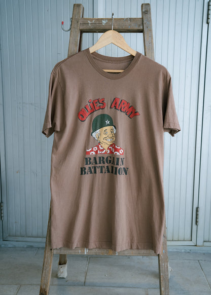 1980s Ollie's Army Print Tee