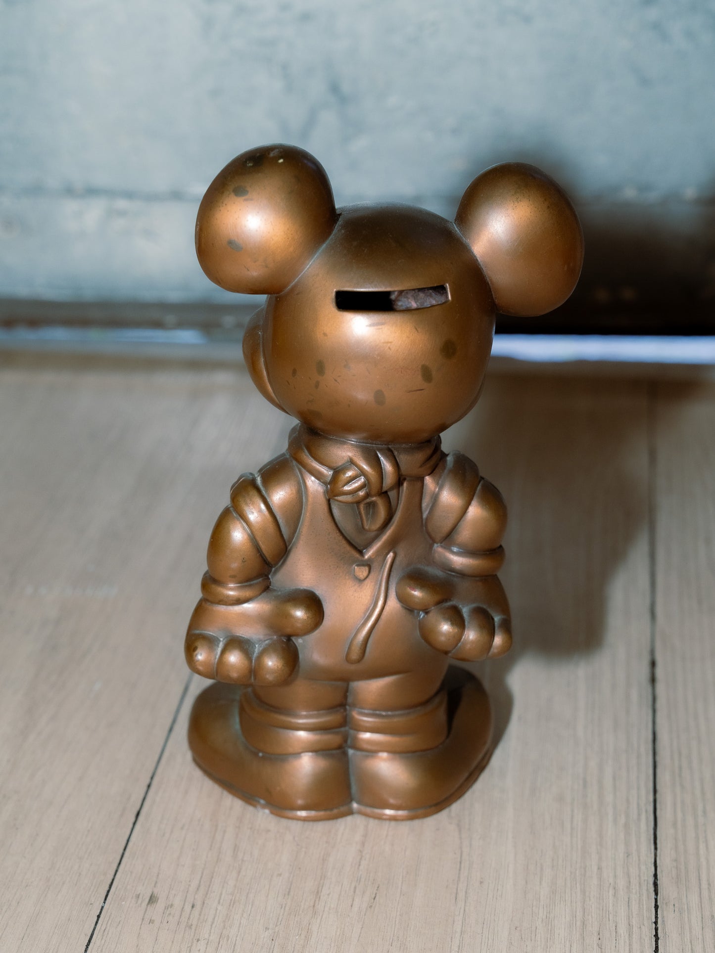 "ELLON" x "DISNEY" Mickey Mouse Metal Coin Bank