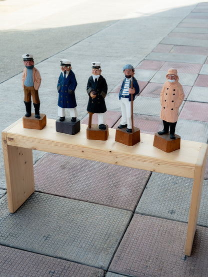 1980s Sailor Wooden Figure 木雕水手人偶