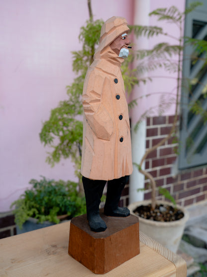 1980s Sailor Wooden Figure 木雕水手人偶