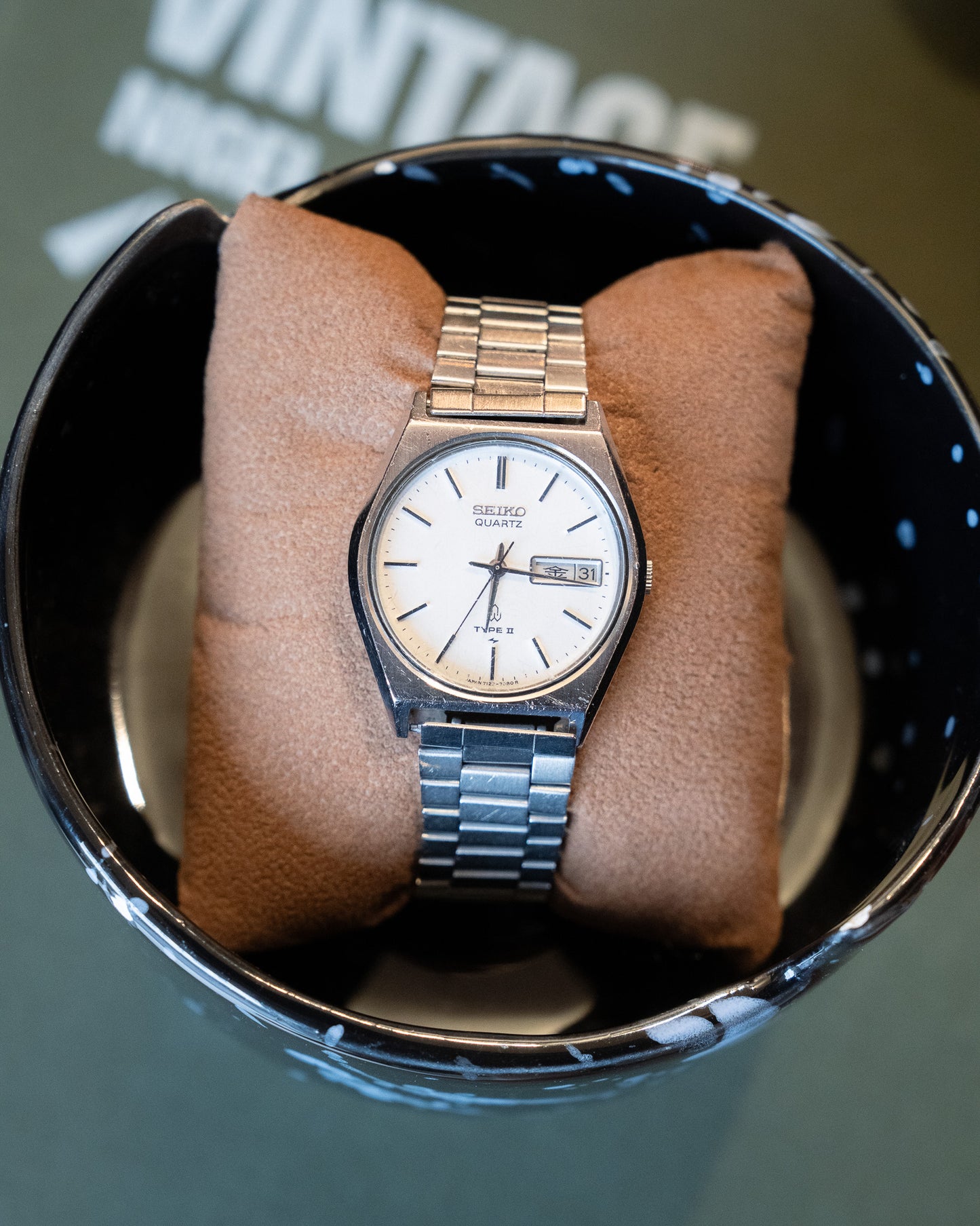 1980 SEIKO TYPE II 7123-7080 JDM Quartz Watch