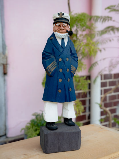 1980s Sailor Wooden Figure 木雕水手人偶