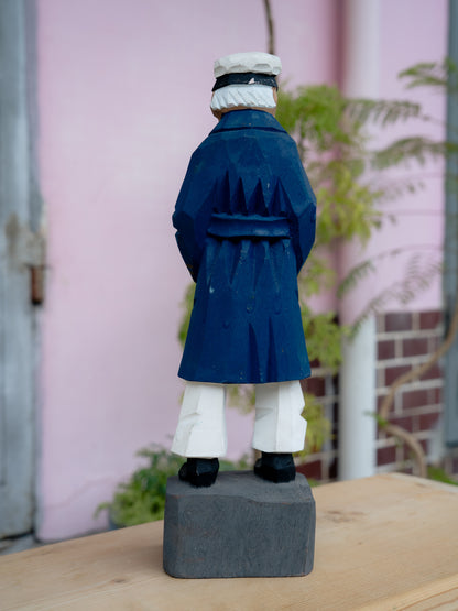 1980s Sailor Wooden Figure 木雕水手人偶