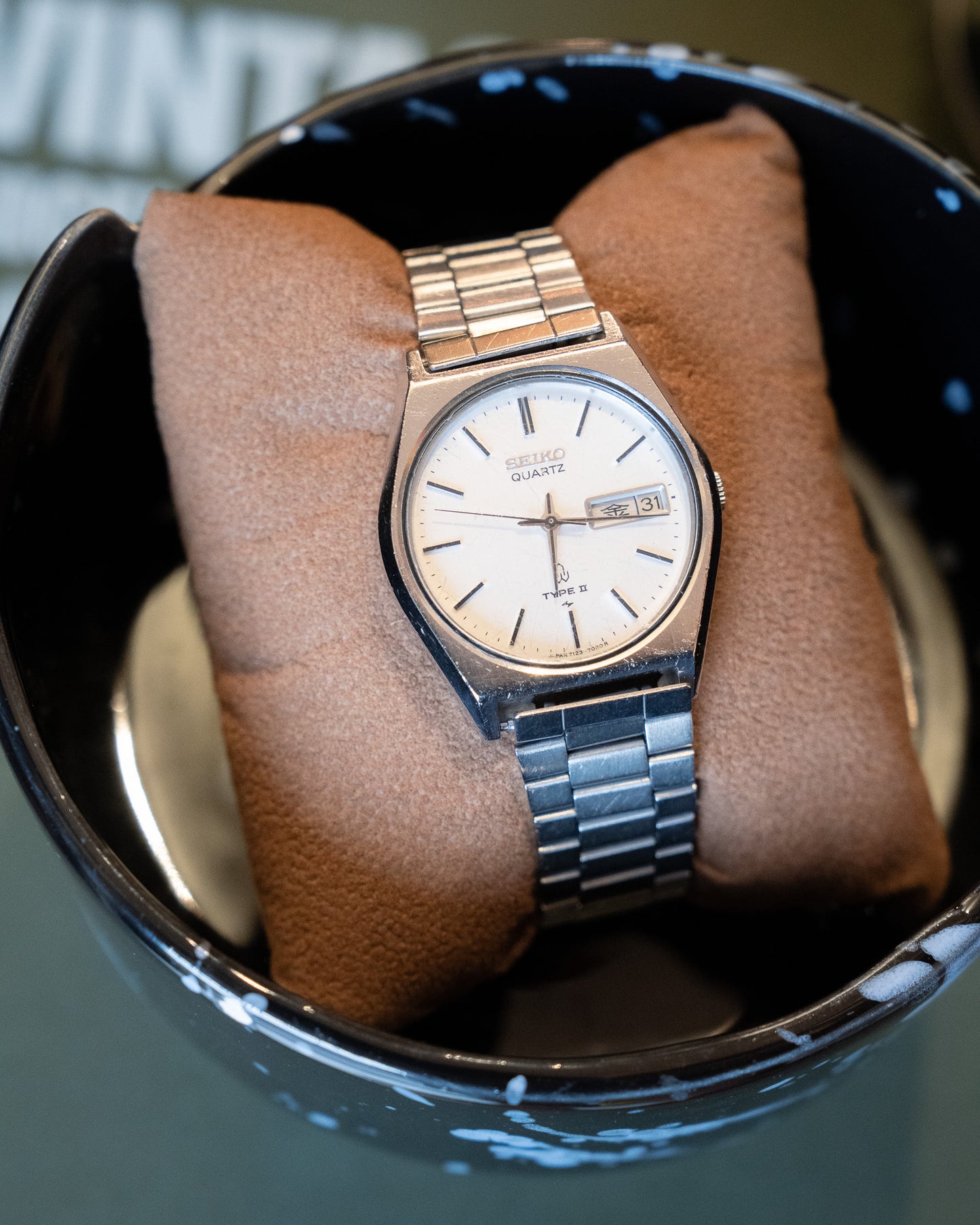 1980 SEIKO TYPE II 7123-7080 JDM Quartz Watch