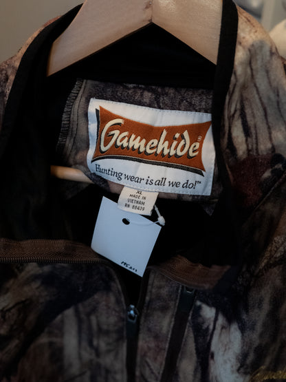 "GAMEHIDE" Break-Up Infinity Fleece Zip Up Jacket