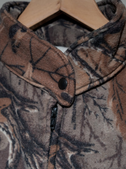 1990s "SPARTAN" MALDEN Polarfleece Tree Camo Jacket