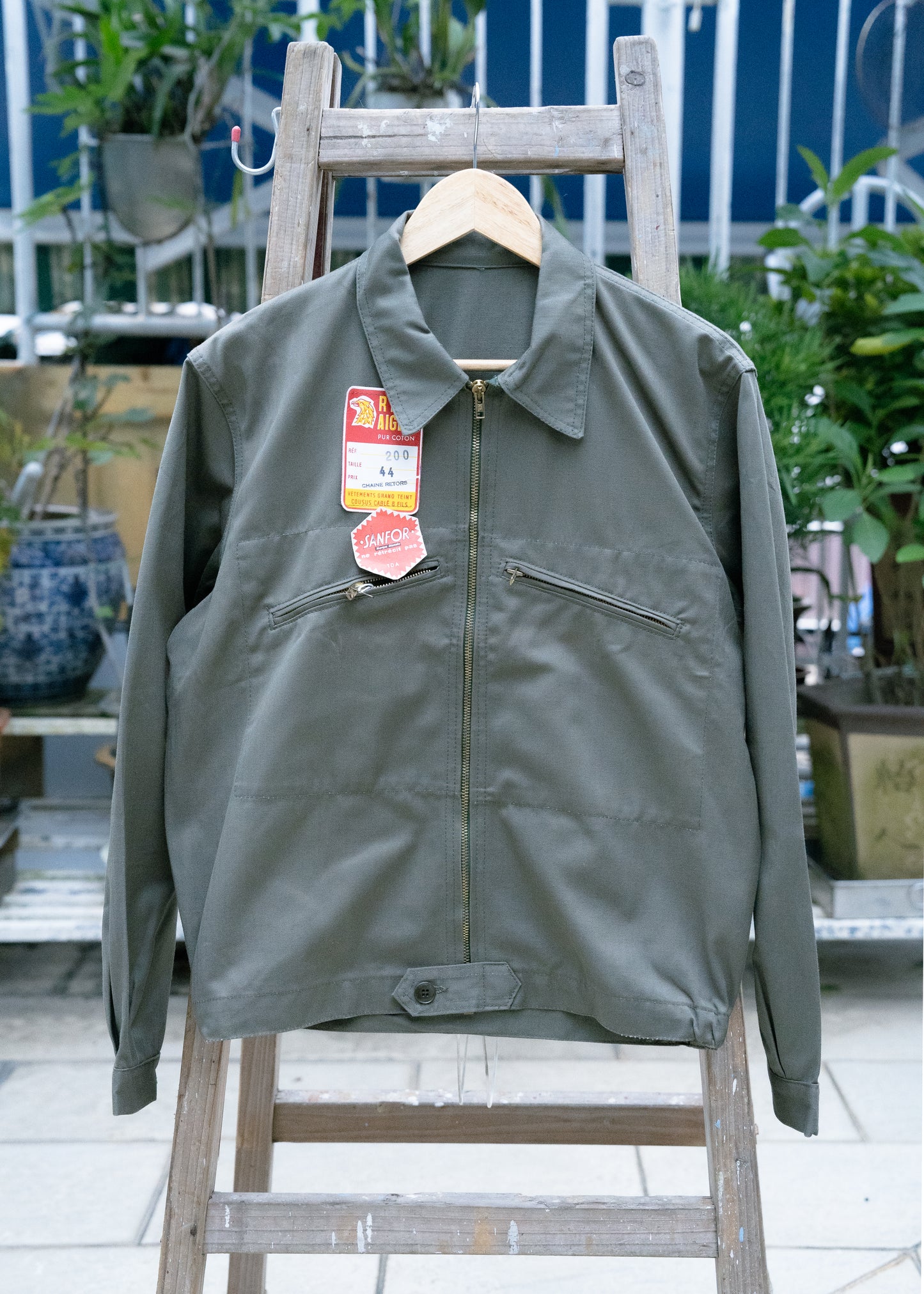 1960-70s French HBT Work Jacket - Deadstock