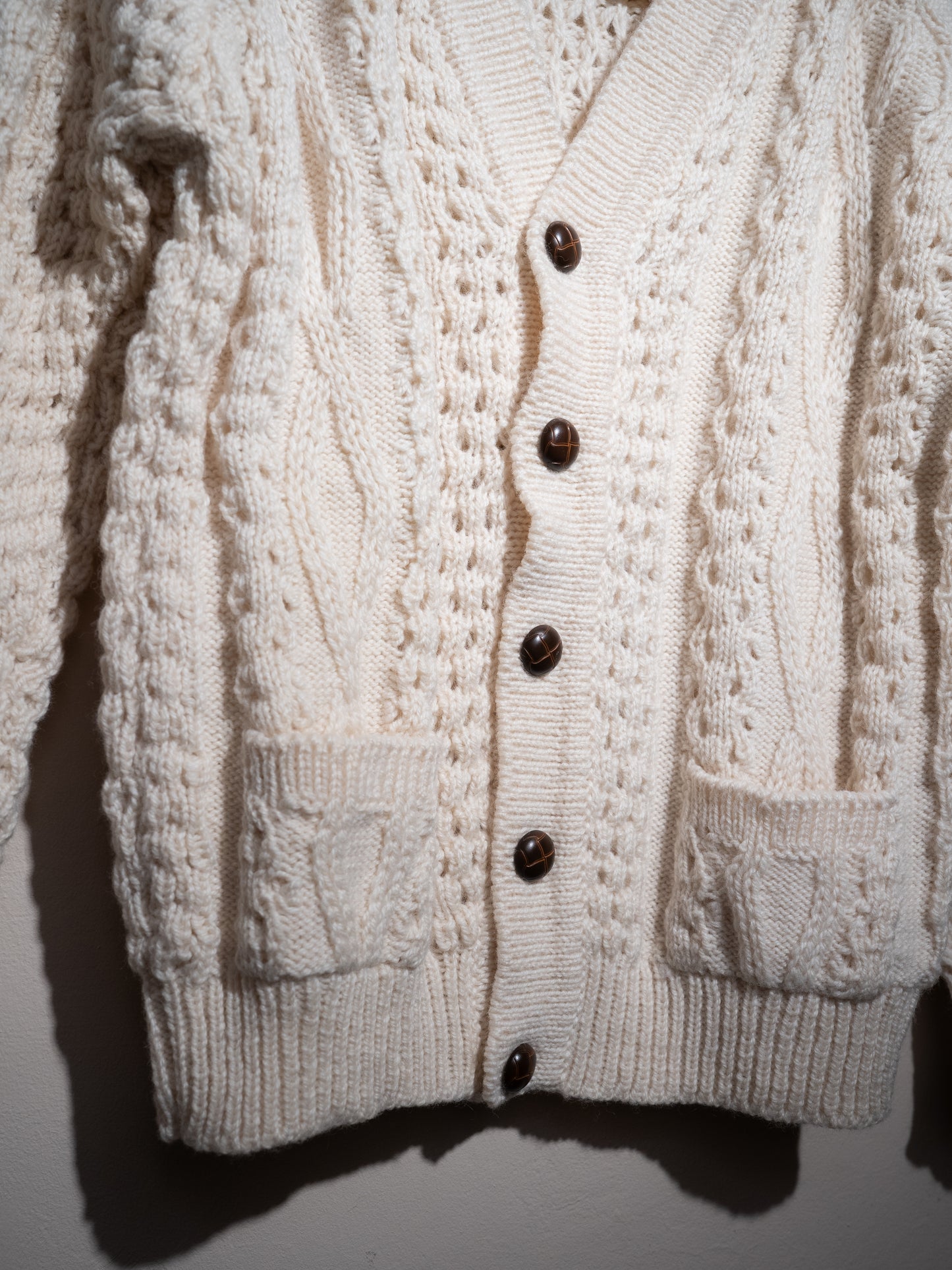 1980年代「CladyKnit」厚針織開襟衫