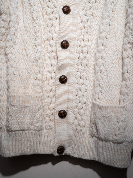 1980年代「CladyKnit」厚針織開襟衫