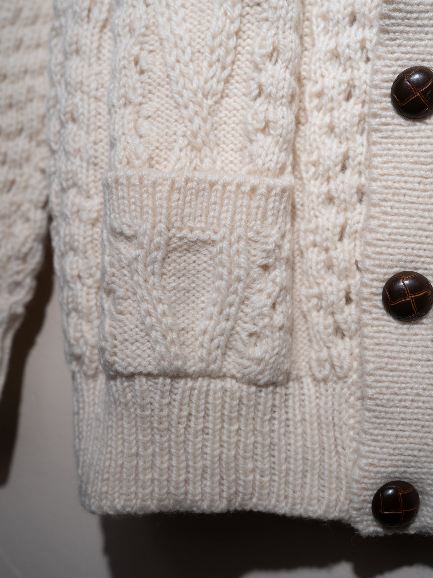 1980年代「CladyKnit」厚針織開襟衫