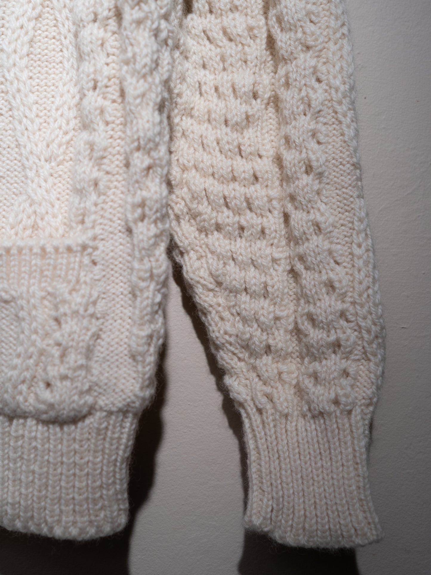 1980年代「CladyKnit」厚針織開襟衫