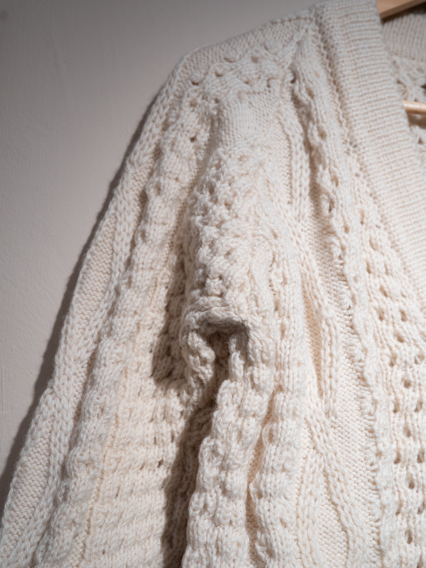 1980年代「CladyKnit」厚針織開襟衫