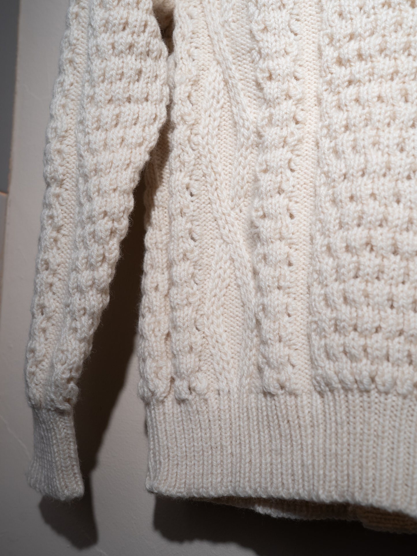 1980年代「CladyKnit」厚針織開襟衫