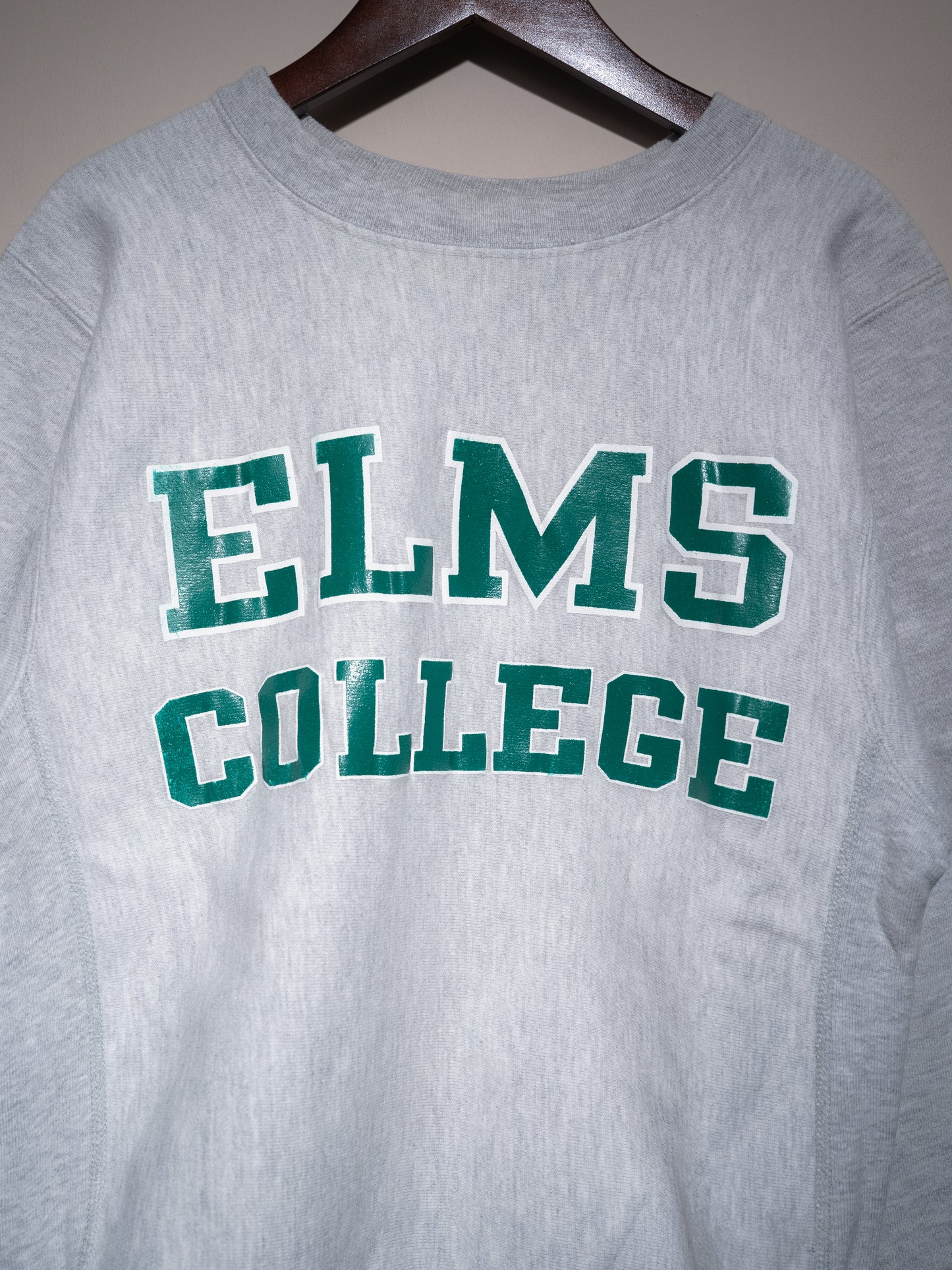 1980年代末期「冠軍」ELMS COLLEGE反向編織運動衫